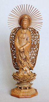 Kannon Statuette Buddhismus Japan