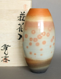 Vase Schneeflocken Ikebana