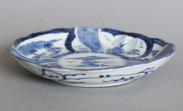 Blau-Weiß Imari Porzellan Edo B