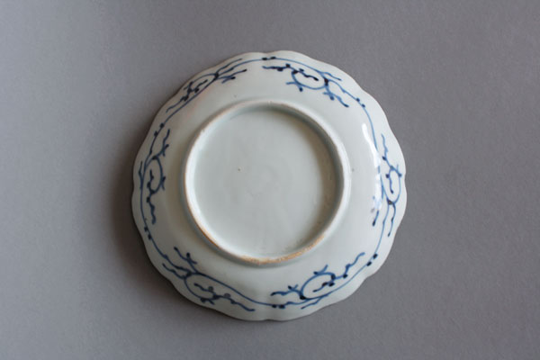 Blau-Weiß Imari Porzellan Edo U