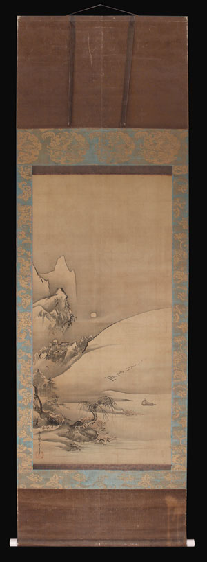 Kano-Tanyo-Morinobu-Bildrolle-antik-Japan-KAK138AA