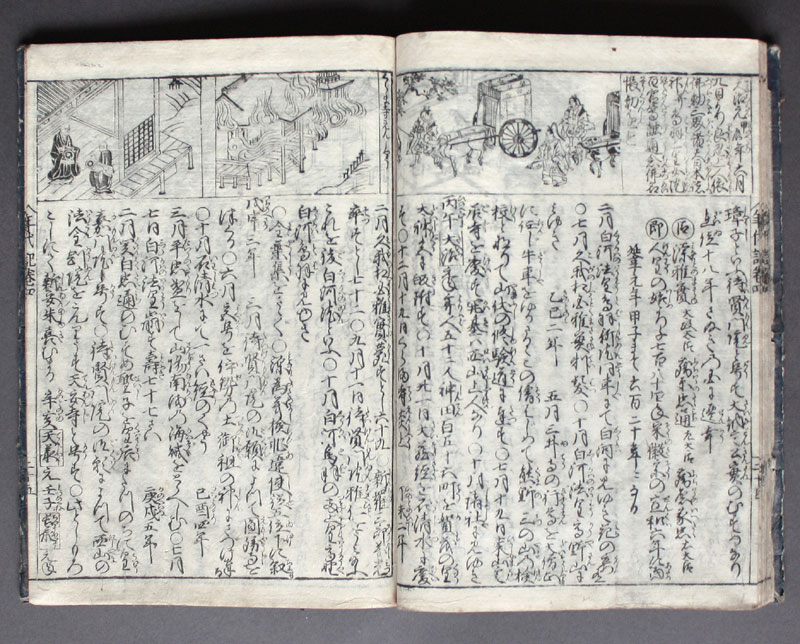 Japanische Kaiser Holzschnitt Buch EDO D