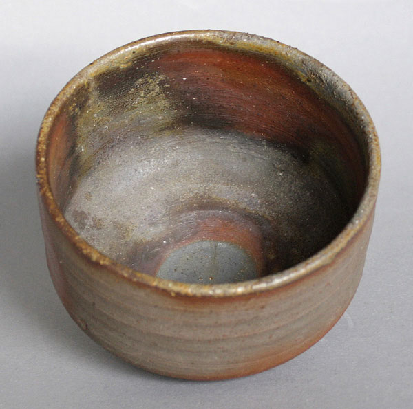 Bizen Keramik Anagama Ofen Teeschale Japan O