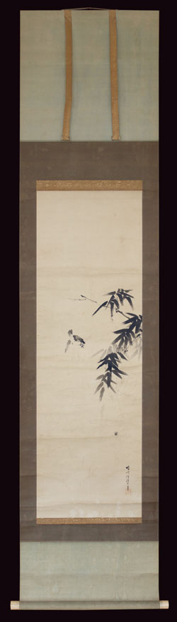 Kano-Osanobu-Bildrolle-antik-Japan-KAK151AA