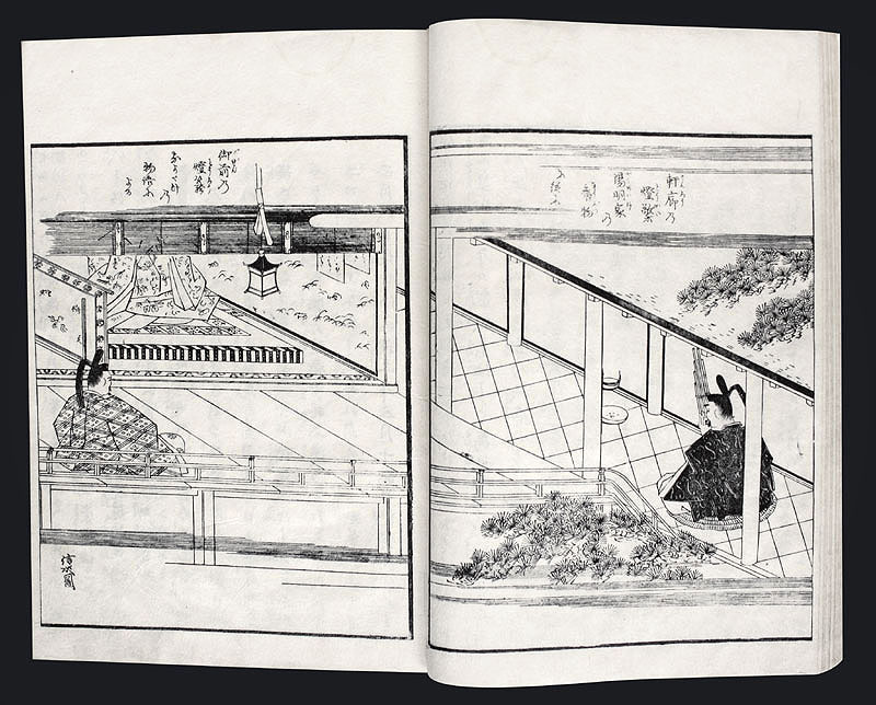 Holzschnittbuch Beruehmte Persoenlichkeiten Japan F